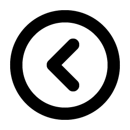 Caret Circle Left Bold Smiley – Icons