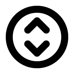 Caret Circle Up Down Bold Smiley – Icons