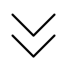 Caret Double Down Thin Smiley – Icons