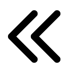 Caret Double Left Bold Smiley – Icons