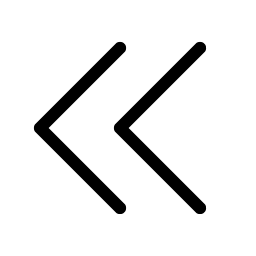 Caret Double Left Light Smiley – Icons