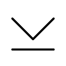 Caret Line Down Thin Smiley – Icons