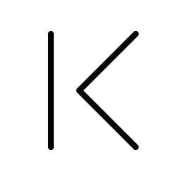 Caret Line Left Thin Smiley – Icons
