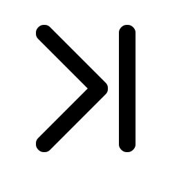 Caret Line Right Bold Smiley – Icons