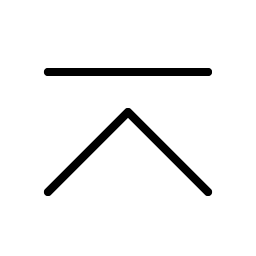 Caret Line Up Thin Smiley – Icons