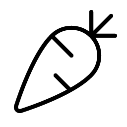 Carrot Thin Smiley – Icons