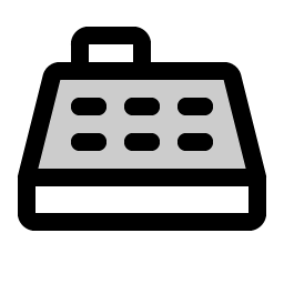 Cash Register Duotone Smiley – Icons