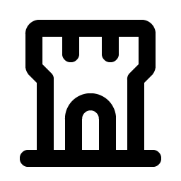 Castle Turret Bold Smiley – Icons