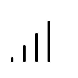 Cell Signal High Thin Smiley – Icons