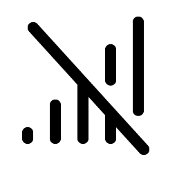 Cell Signal Slash Smiley – Icons