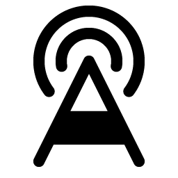Cell Tower Fill Smiley – Icons