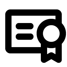 Certificate Bold Smiley – Icons