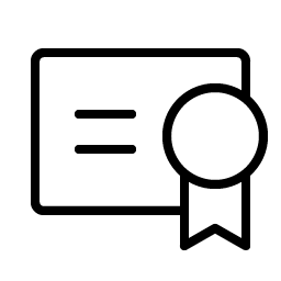 Certificate Thin Smiley – Icons