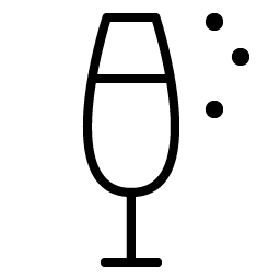 Champagne Thin Smiley – Icons