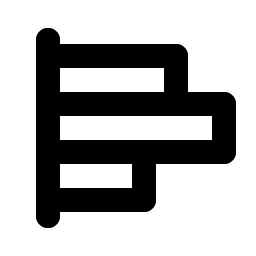 Chart Bar Horizontal Bold Smiley – Icons