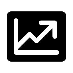 Chart Line Up Fill Smiley – Icons