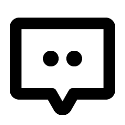 Chat Centered Dots Bold Smiley – Icons