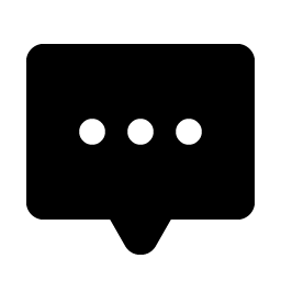 Chat Centered Dots Fill Smiley – Icons