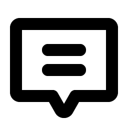 Chat Centered Text Bold Smiley – Icons