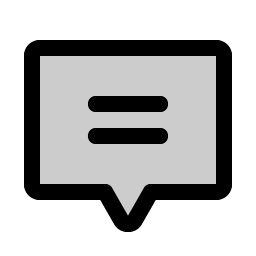 Chat Centered Text Duotone Smiley – Icons