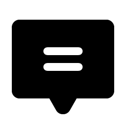 Chat Centered Text Fill Smiley – Icons
