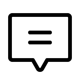 Chat Centered Text Light Smiley – Icons