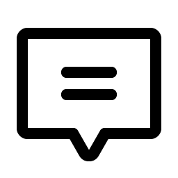 Chat Centered Text Smiley – Icons
