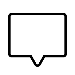 Chat Centered Thin Smiley – Icons