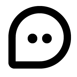 Chat Teardrop Dots Bold Smiley – Icons