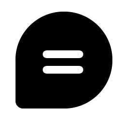 Chat Teardrop Text Fill Smiley – Icons