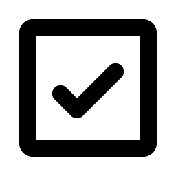 Check Square Bold Smiley – Icons