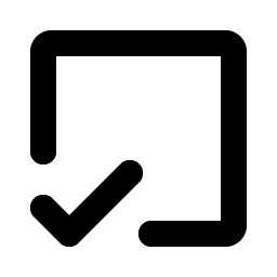 Check Square Offset Bold Smiley – Icons