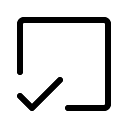 Check Square Offset Light Smiley – Icons