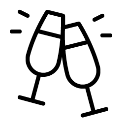 Cheers Thin Smiley – Icons