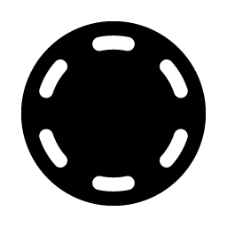 Circle Dashed Fill Smiley – Icons