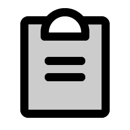 Clipboard Text Duotone Smiley – Icons