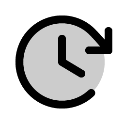 Clock Clockwise Duotone Smiley – Icons