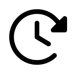 Clock Clockwise Fill Smiley – Icons