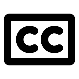 Closed Captioning Bold Smiley – Icons