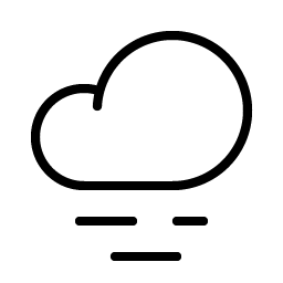 Cloud Fog Thin Smiley – Icons
