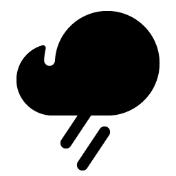 Cloud Rain Fill Smiley – Icons