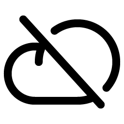 Cloud Slash Smiley – Icons