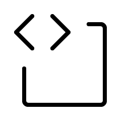 Code Block Thin Smiley – Icons