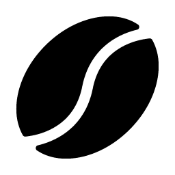 Coffee Bean Fill Smiley – Icons