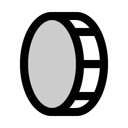 Coin Vertical Duotone Smiley – Icons
