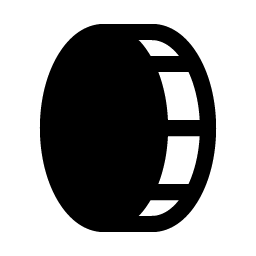 Coin Vertical Fill Smiley – Icons