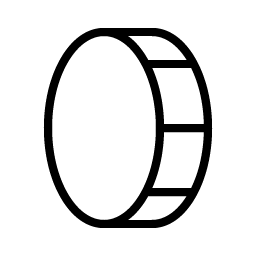 Coin Vertical Thin Smiley – Icons