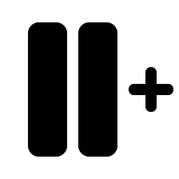 Columns Plus Right Fill Smiley – Icons