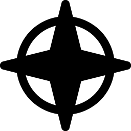 Compass Rose Fill Smiley – Icons