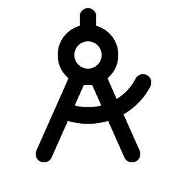 Compass Tool Bold Smiley – Icons